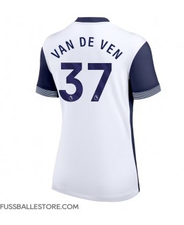 Günstige Tottenham Hotspur Micky van de Ven #37 Heimtrikot Damen 2024-25 Kurzarm